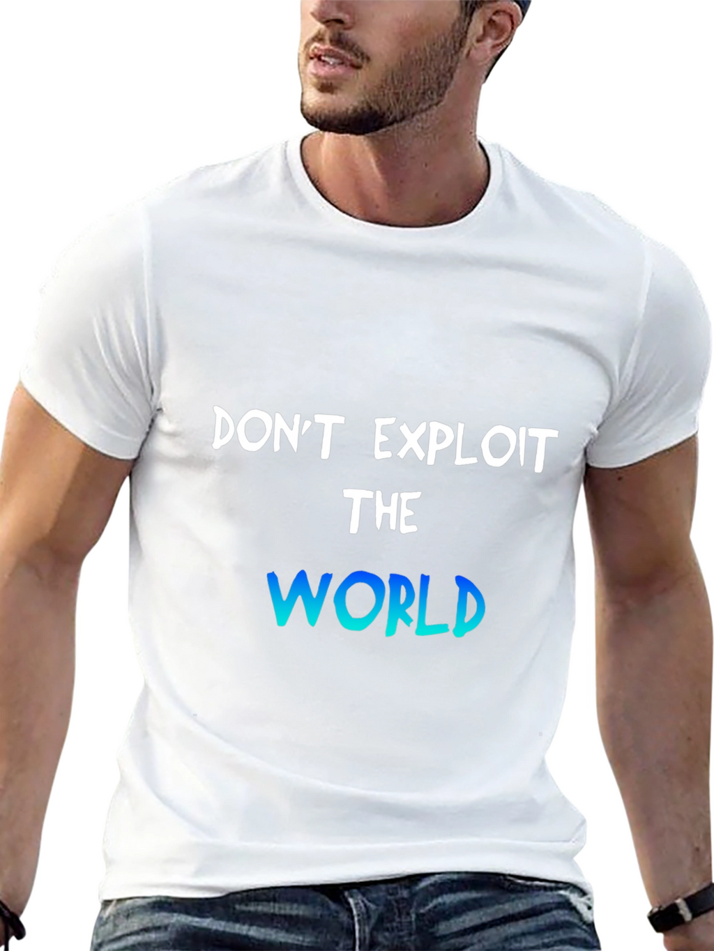 Dont Exploit The World Graphic T-Shirt