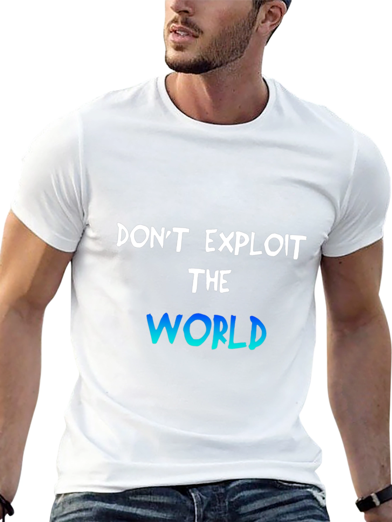 Dont Exploit The World Graphic T-Shirt