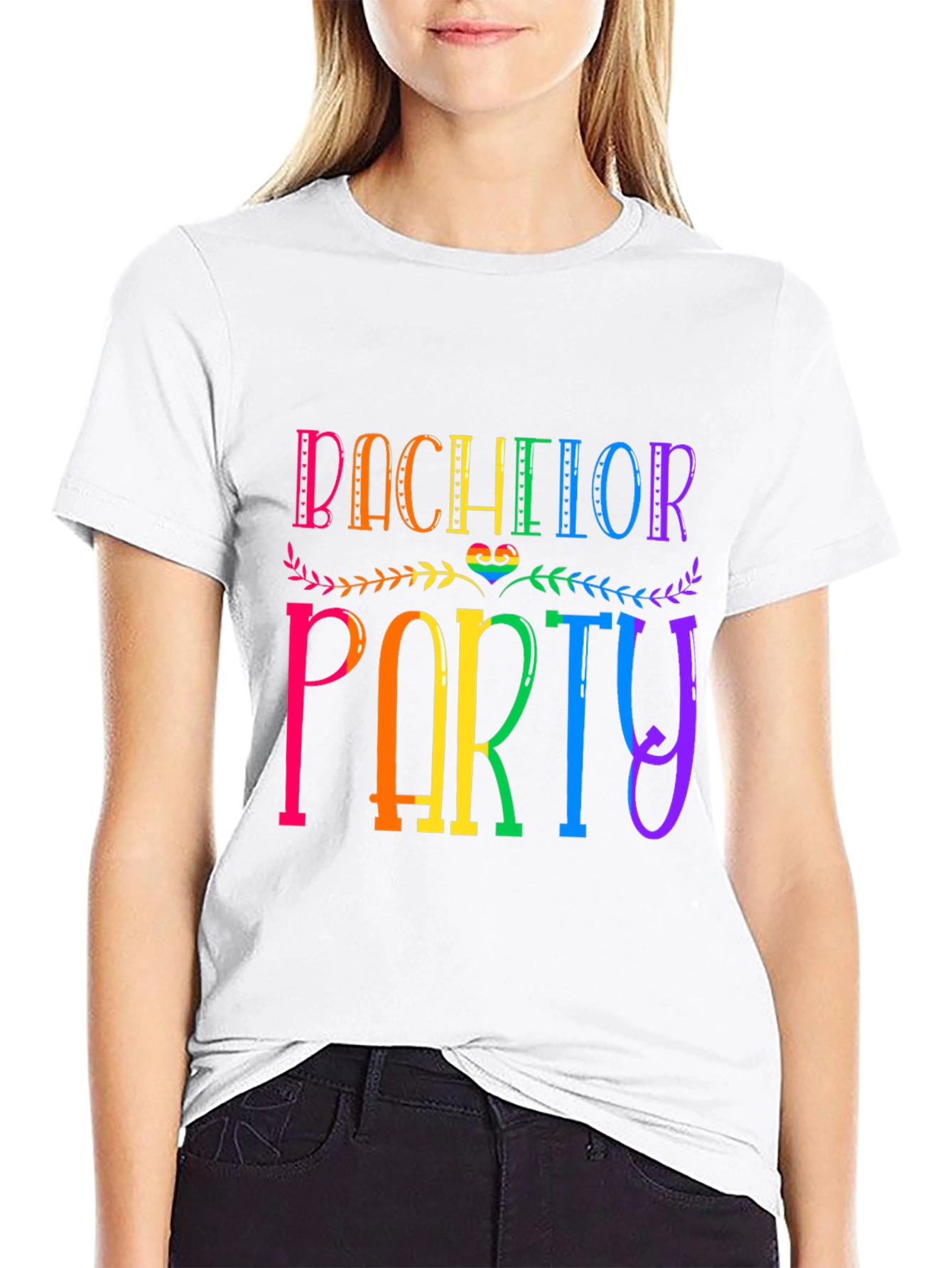 Bachelor Party Rainbow T-Shirt