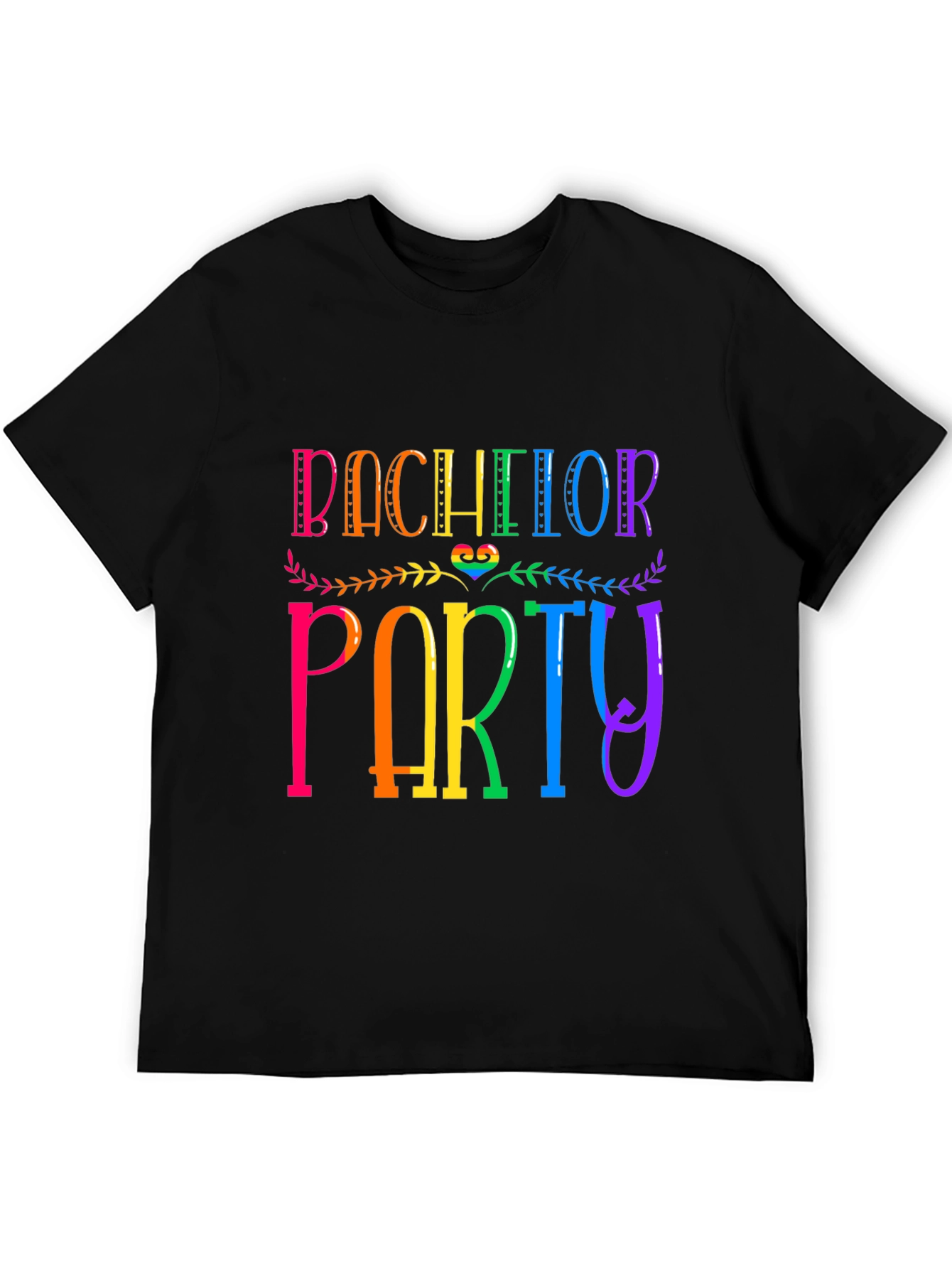 Bachelor Party Rainbow T-Shirt