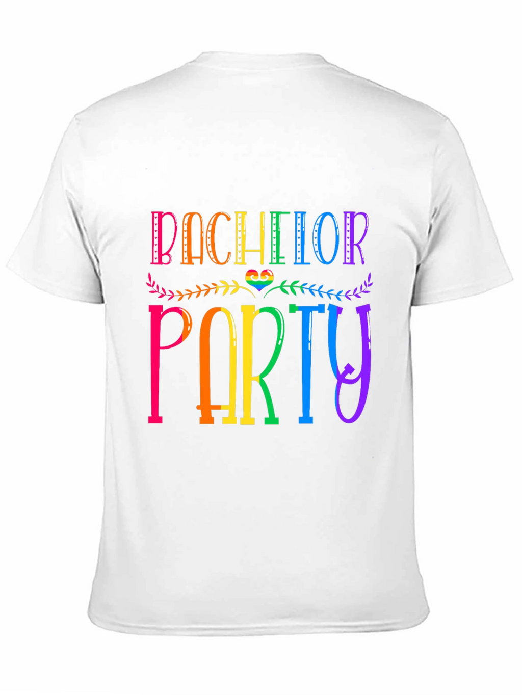 Bachelor Party Rainbow T-Shirt