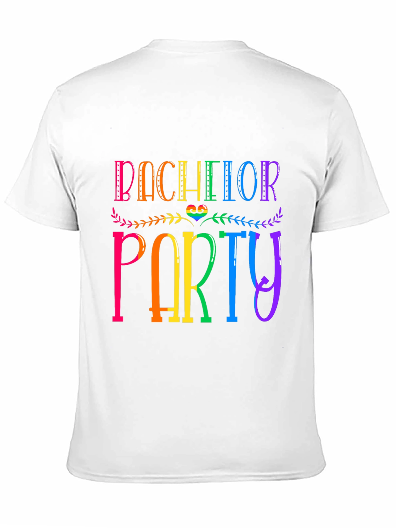 Bachelor Party Rainbow T-Shirt