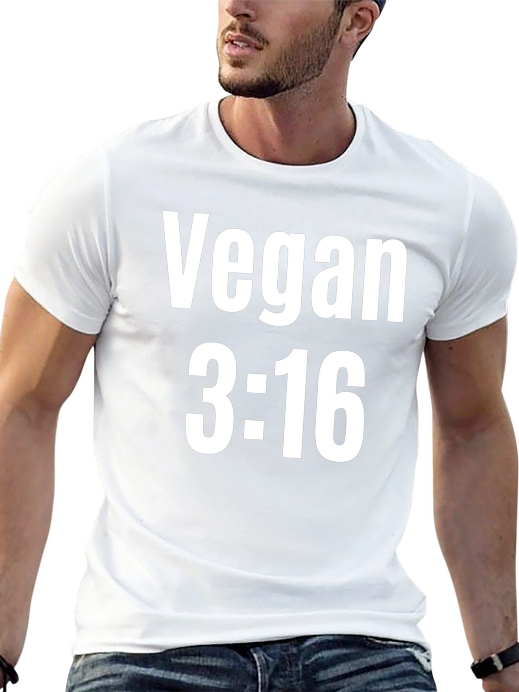 Vegan 3:16 Graphic T-Shirt