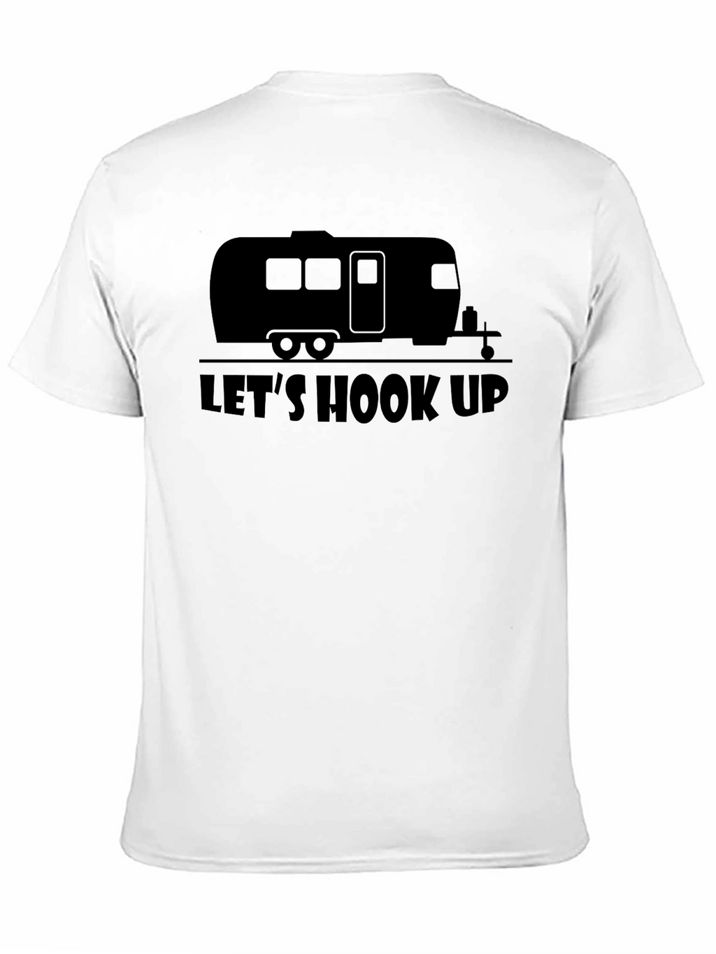 Lets Hook Up Camping T-Shirt - Funny RV Apparel