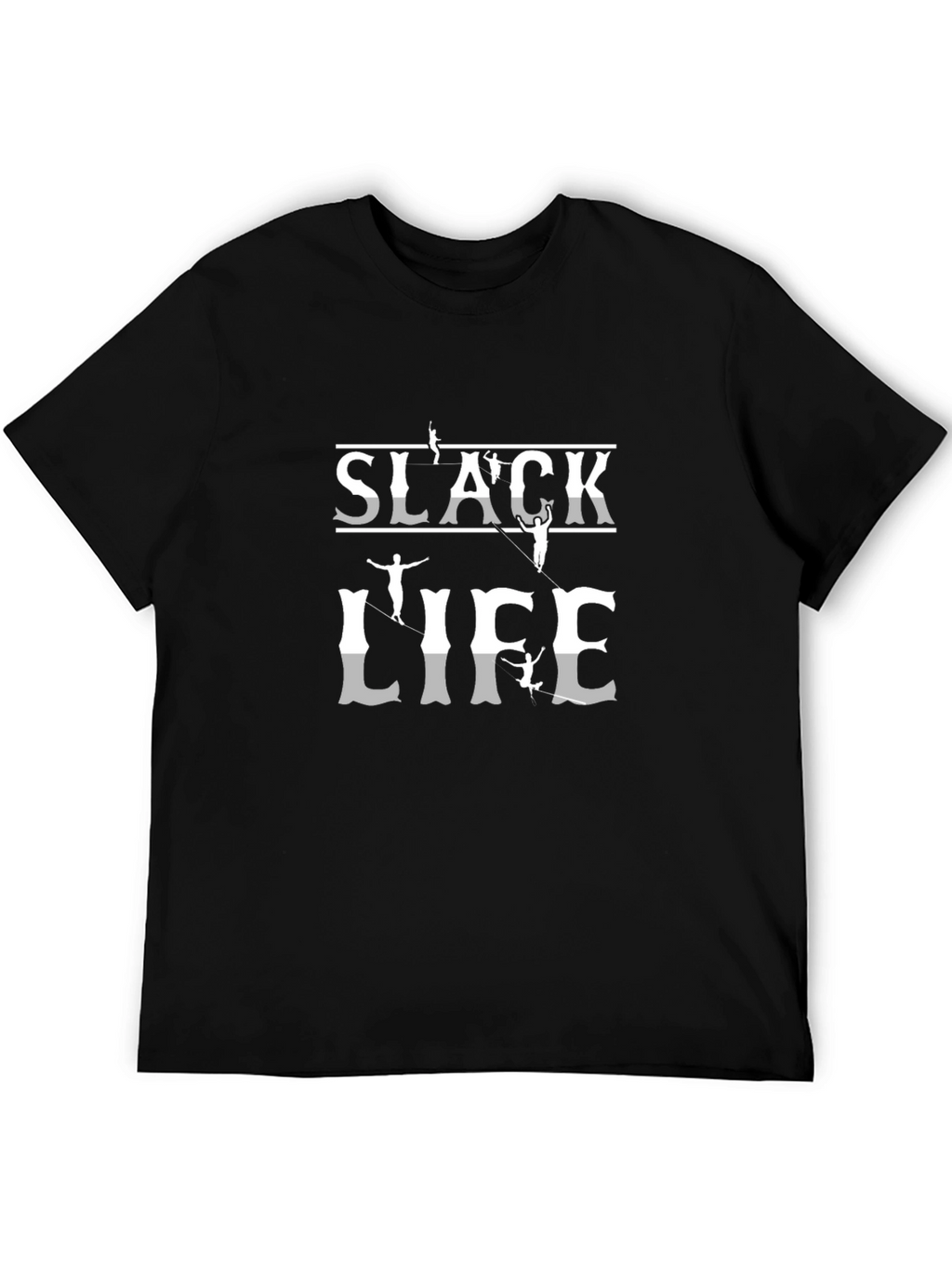 Slack Life Graphic Tee - Black T-Shirt