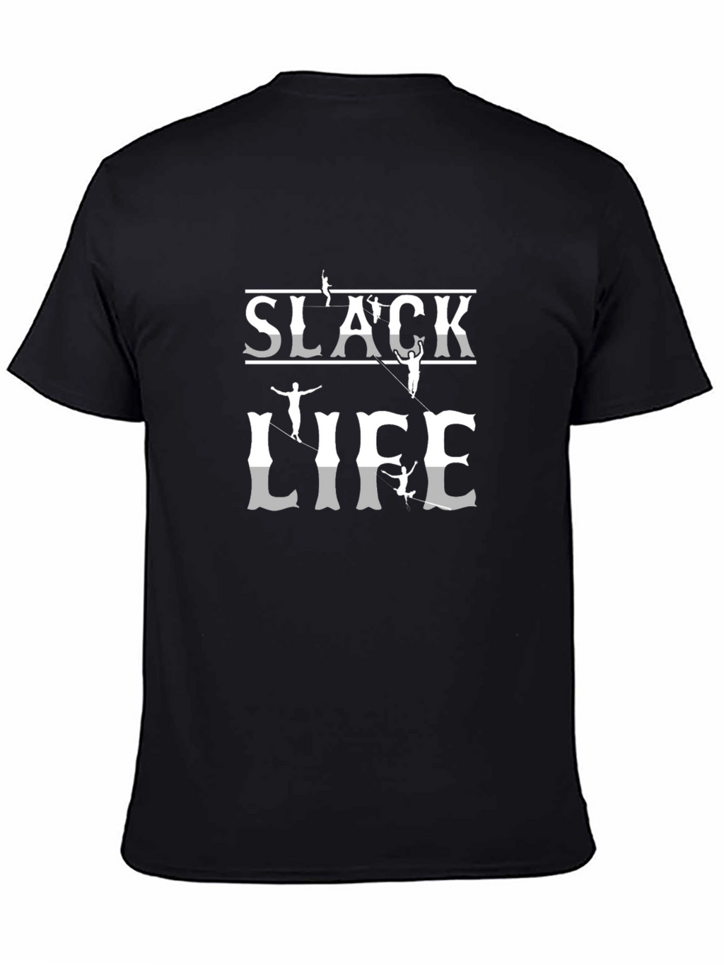 Slack Life Graphic Tee - Black T-Shirt