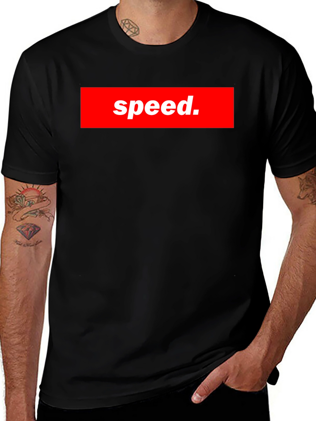 Speed Graphic Tee - Bold Statement Shirt