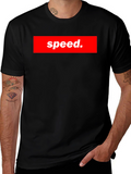Speed Graphic Tee - Bold Statement Shirt