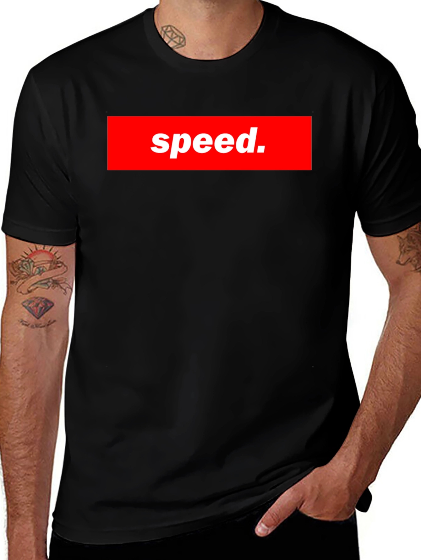 Speed Graphic Tee - Bold Statement Shirt