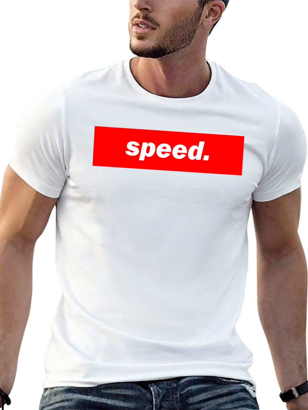 Speed Graphic Tee - Bold Statement Shirt