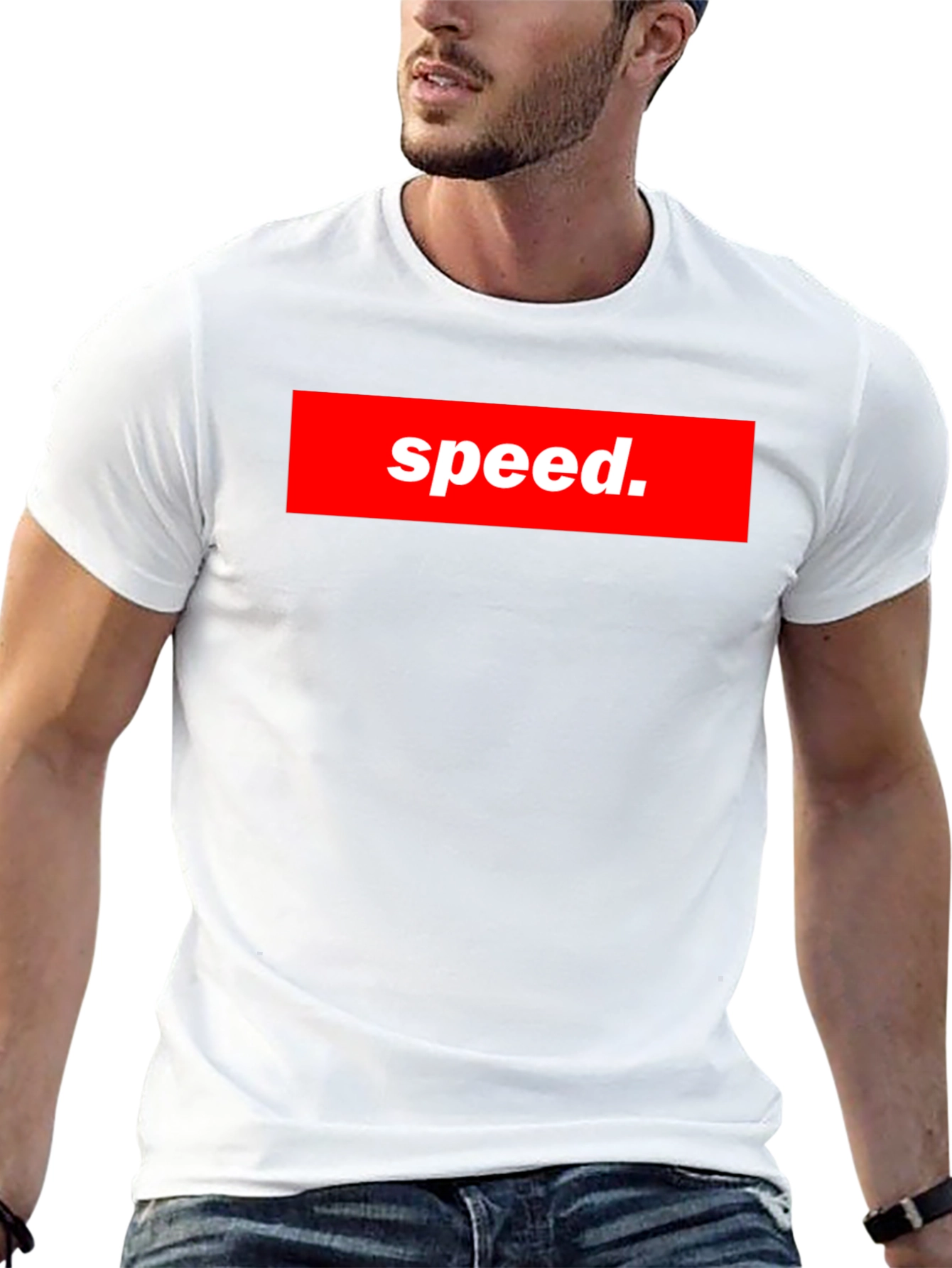Speed Graphic Tee - Bold Statement Shirt