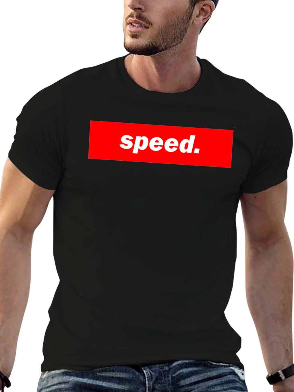 Speed Graphic Tee - Bold Statement Shirt