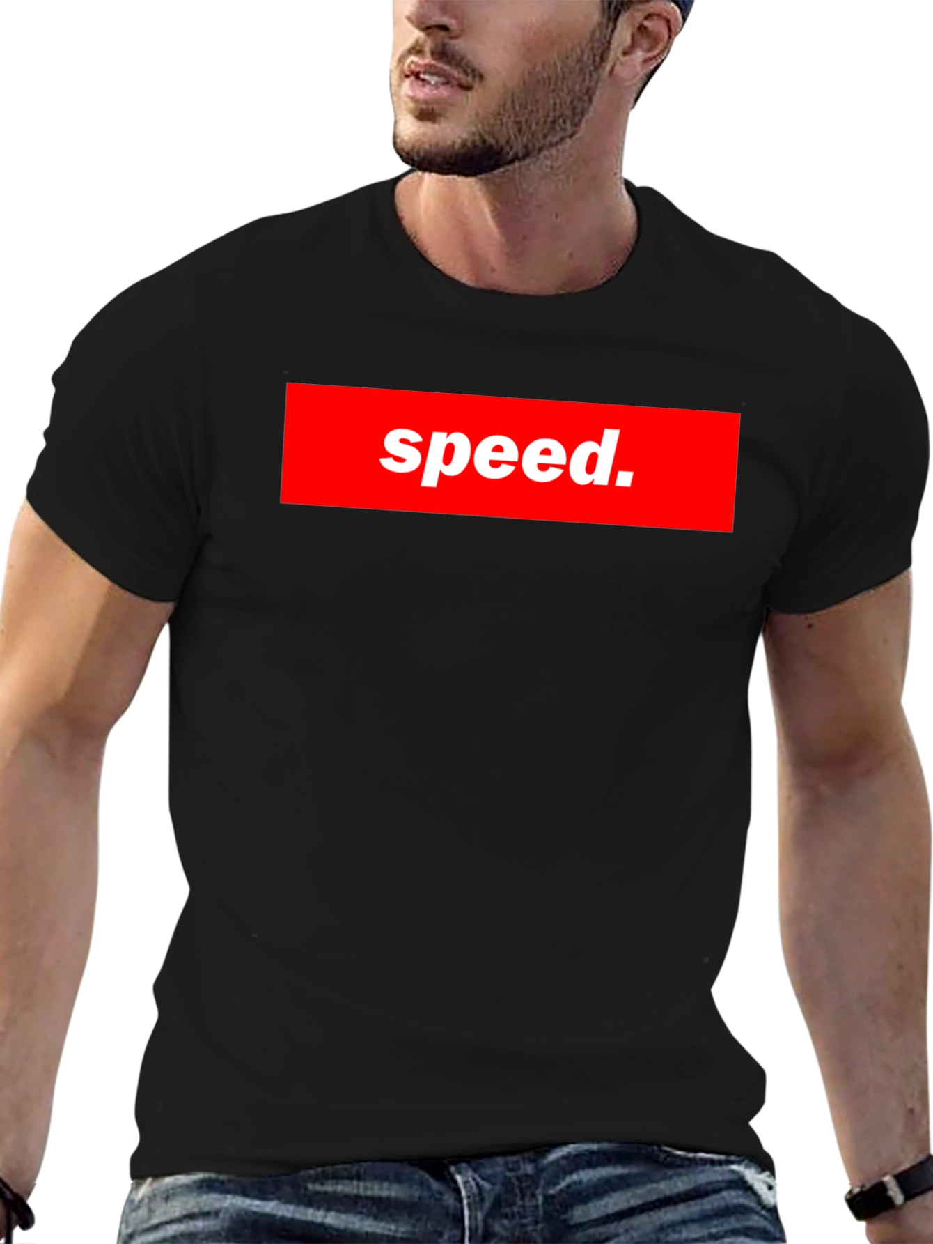 Speed Graphic Tee - Bold Statement Shirt