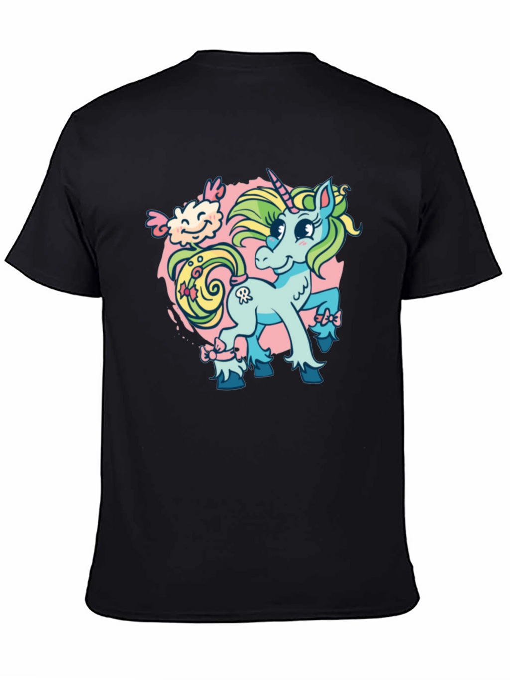 Unicorn Cartoon Graphic T-Shirt