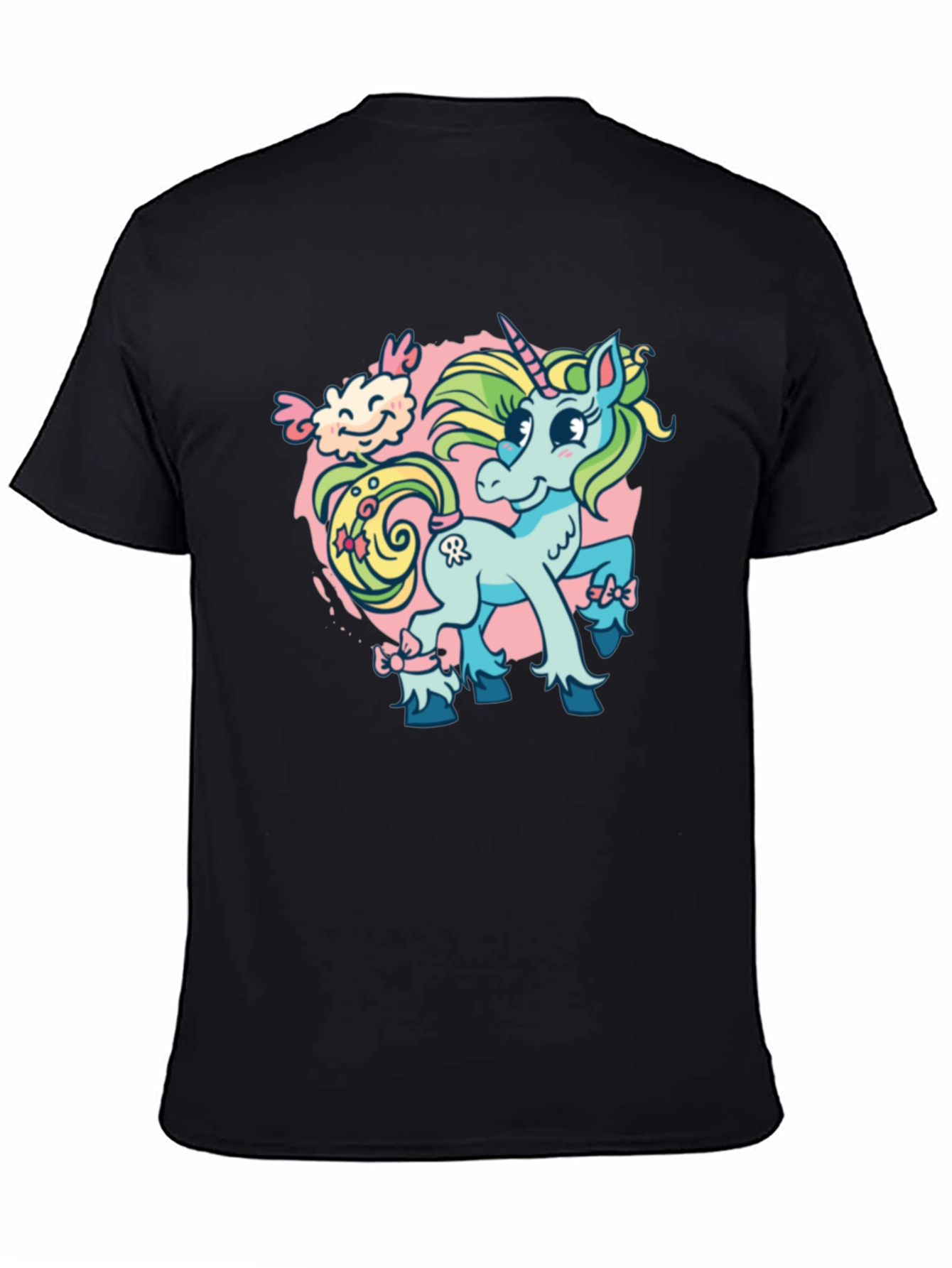 Unicorn Cartoon Graphic T-Shirt