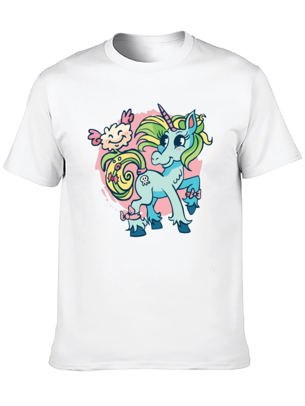 Unicorn Cartoon Graphic T-Shirt