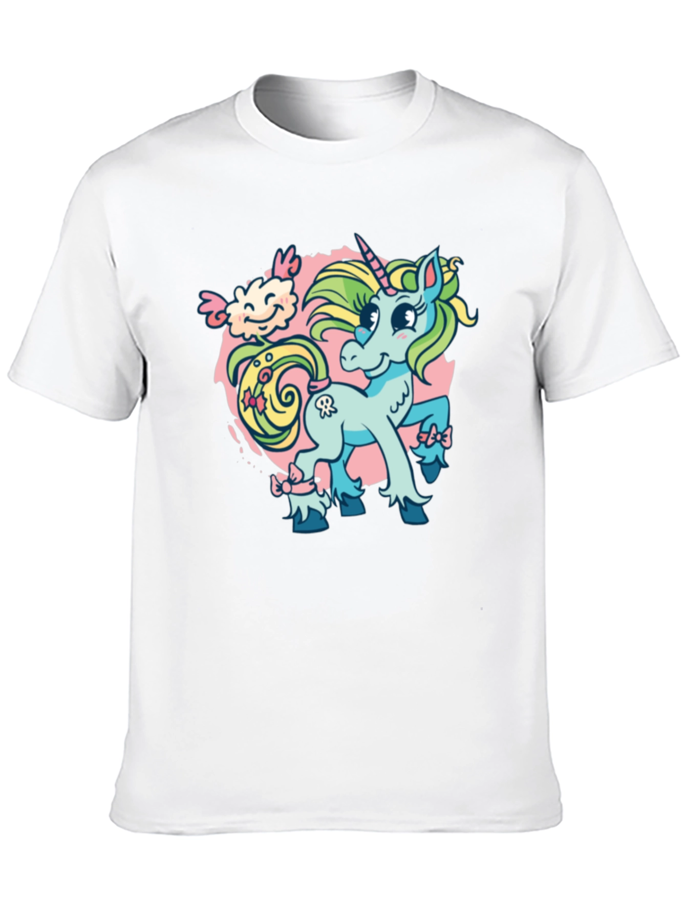 Unicorn Cartoon Graphic T-Shirt