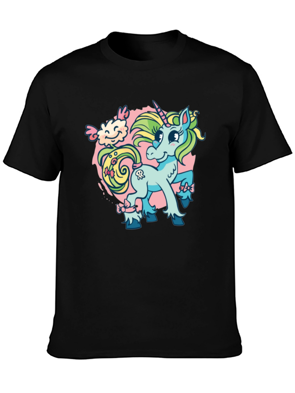 Unicorn Cartoon Graphic T-Shirt