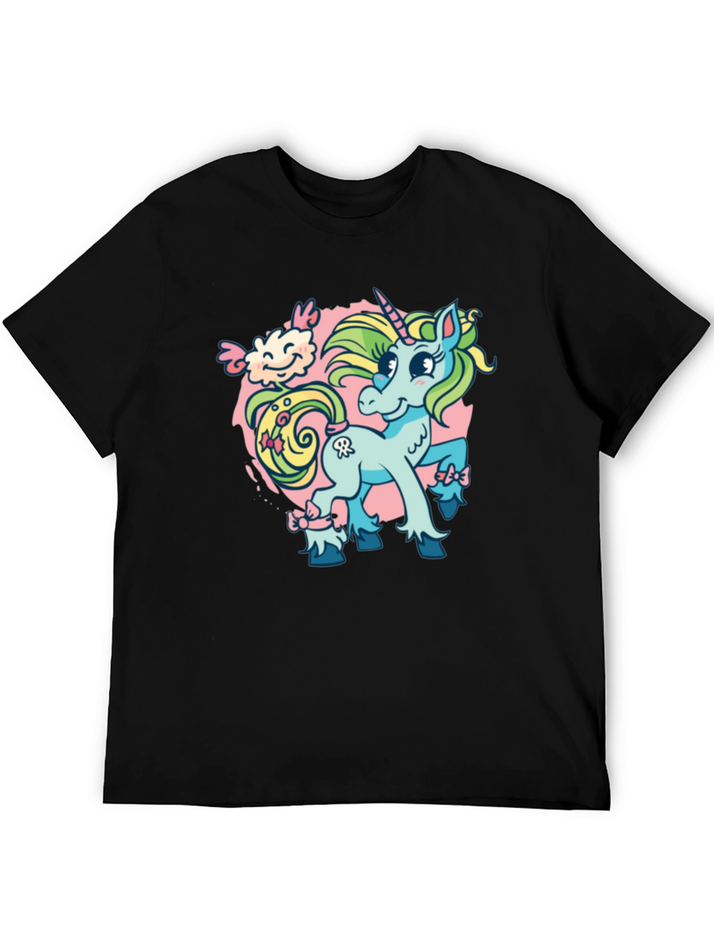 Unicorn Cartoon Graphic T-Shirt