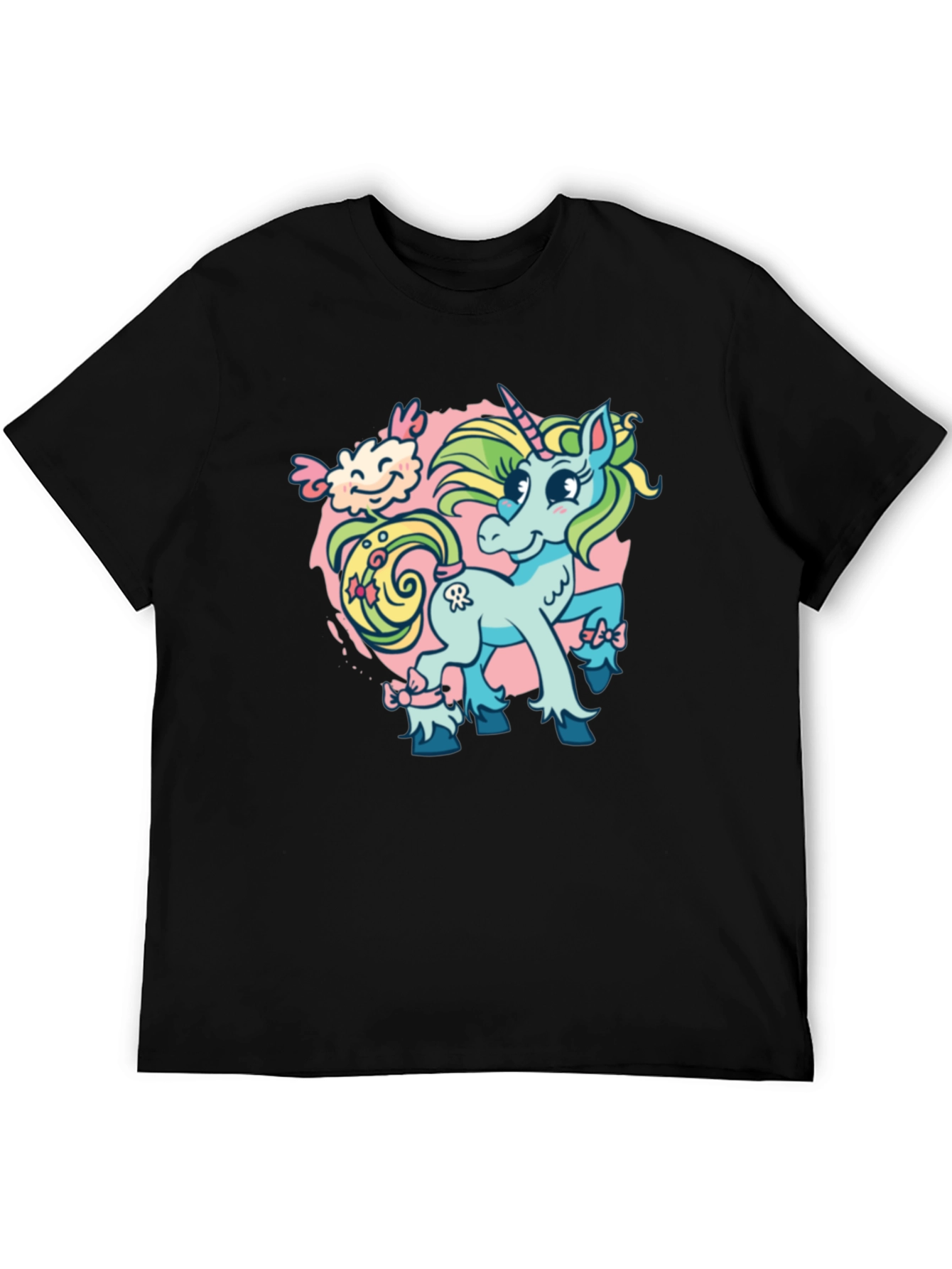 Unicorn Cartoon Graphic T-Shirt