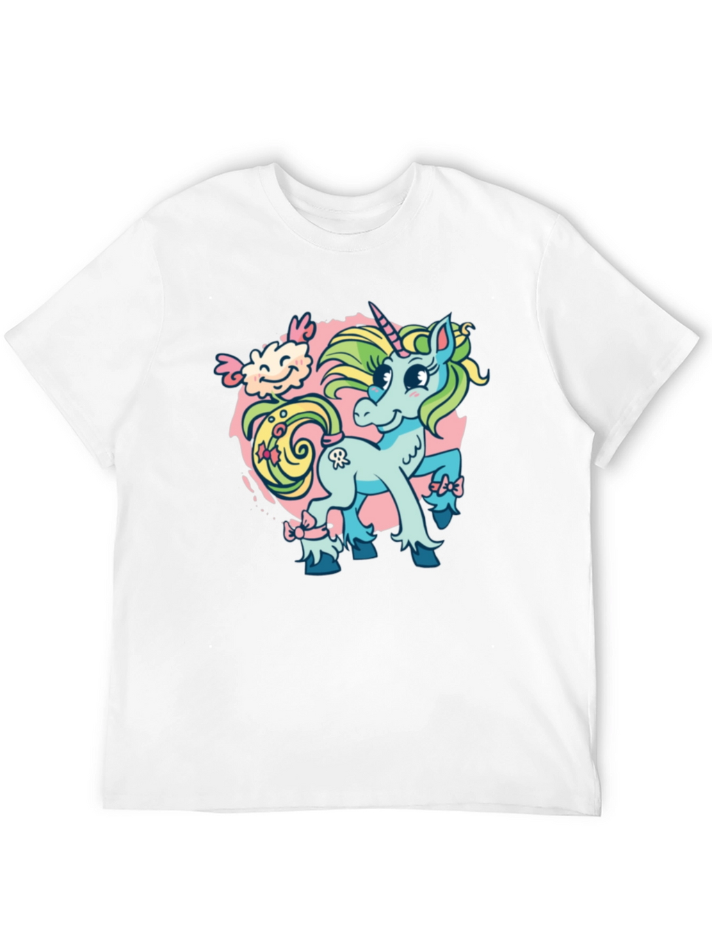 Unicorn Cartoon Graphic T-Shirt