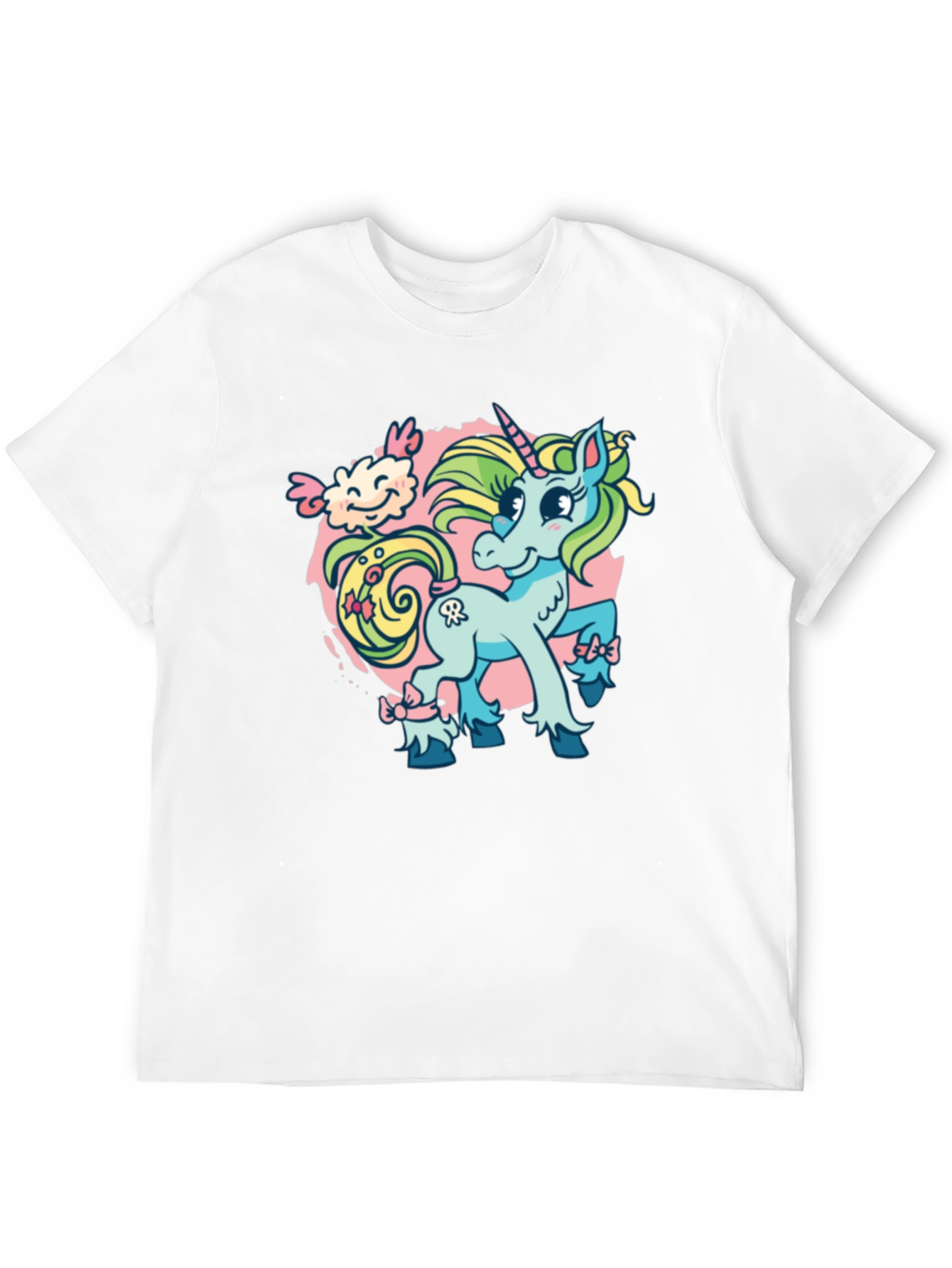 Unicorn Cartoon Graphic T-Shirt