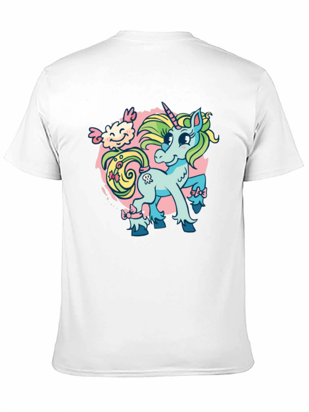 Unicorn Cartoon Graphic T-Shirt
