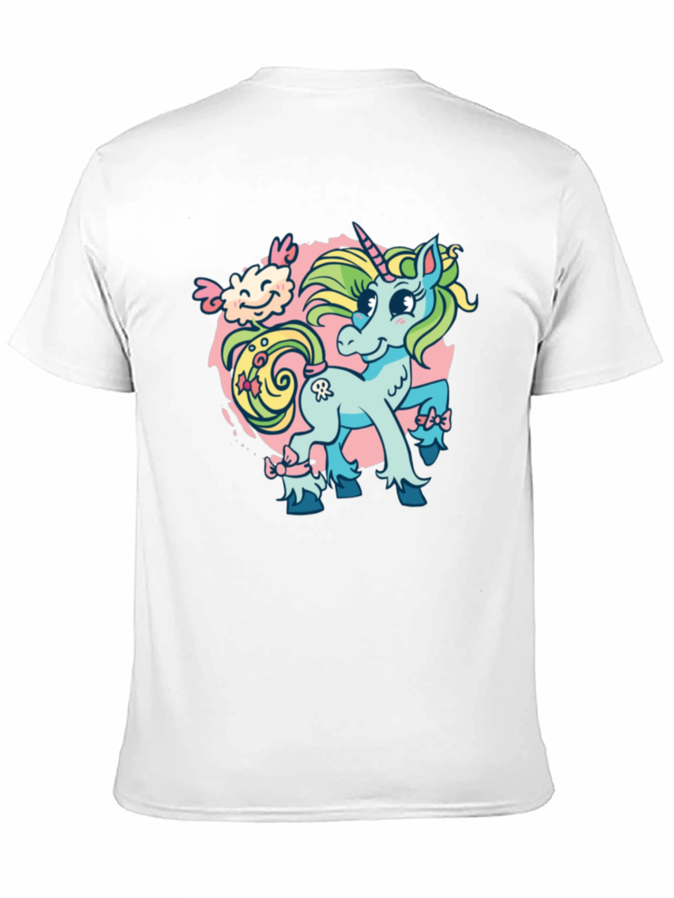 Unicorn Cartoon Graphic T-Shirt