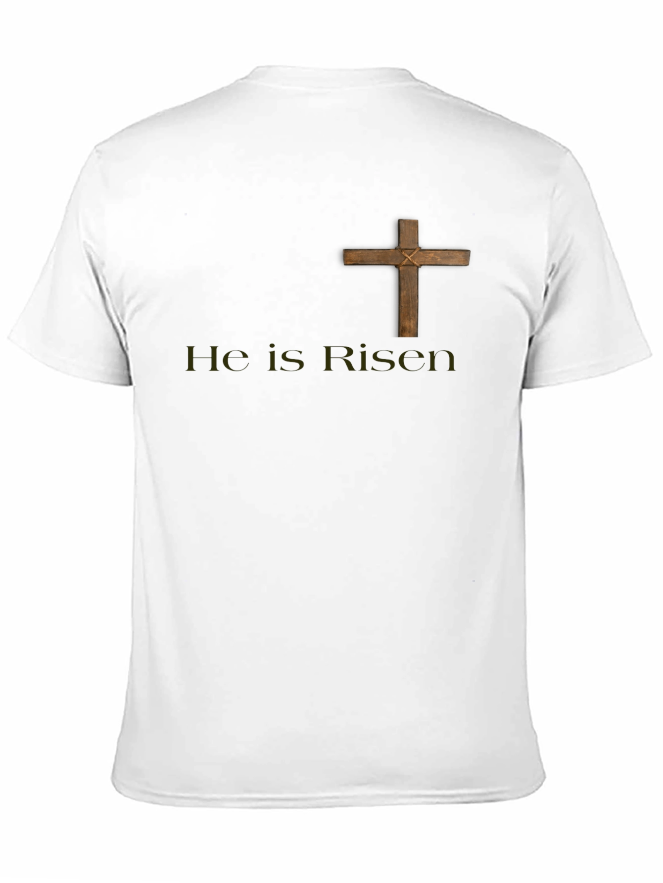 He Is Risen Black Graphic Tee