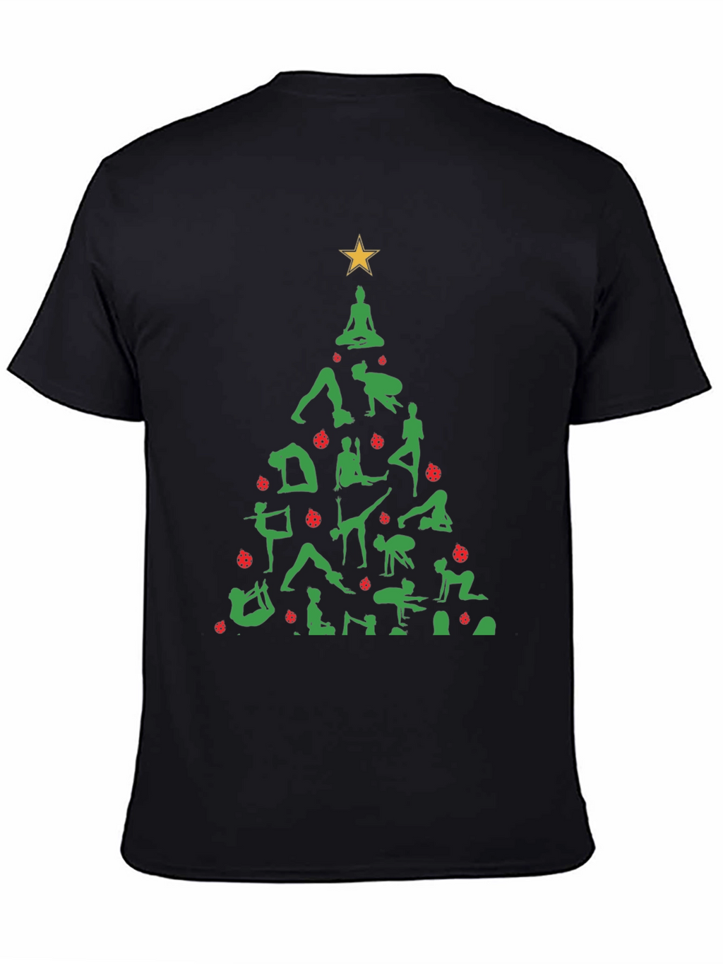 Yoga Christmas Tree T-Shirt - Holiday Fun