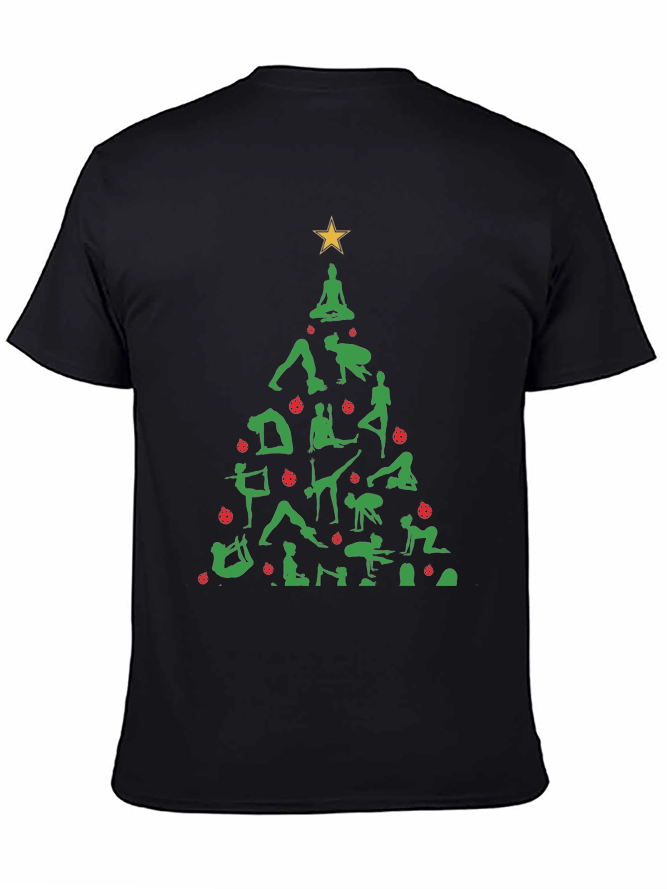 Yoga Christmas Tree T-Shirt - Holiday Fun