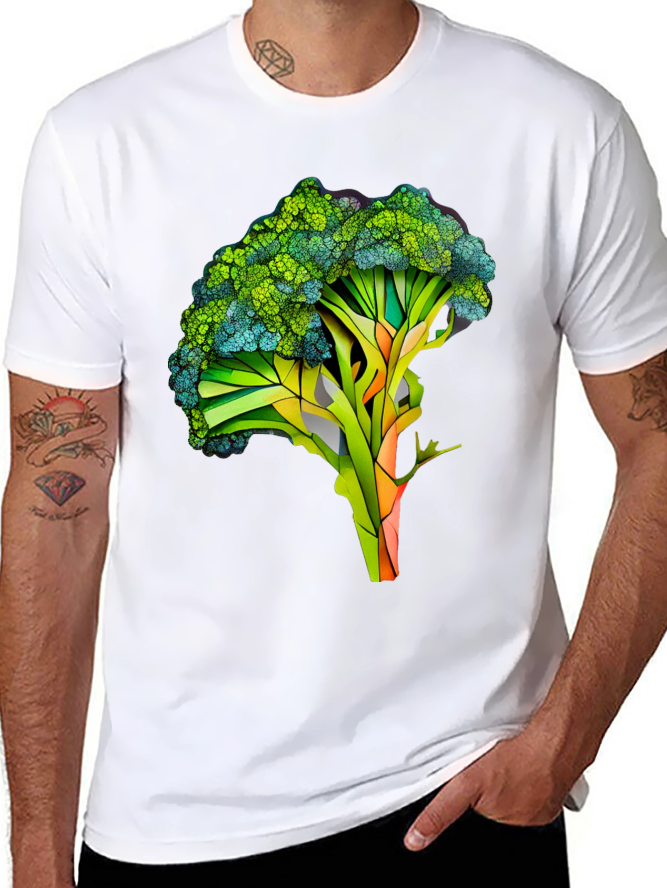 Broccoli Art Print T-Shirt
