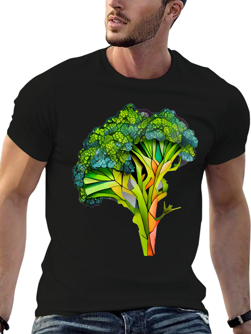 Broccoli Art Print T-Shirt