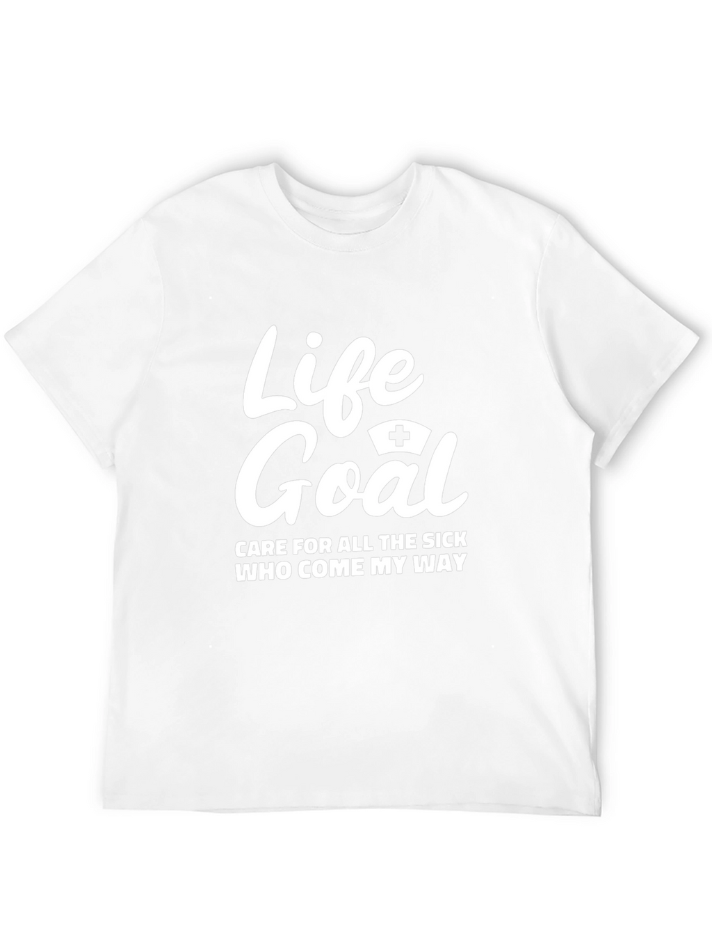 Life Goal Nurse Graphic Tee - Black Unisex Shirt
