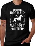 Whippet Glitter T-Shirt Dog Lover Tee