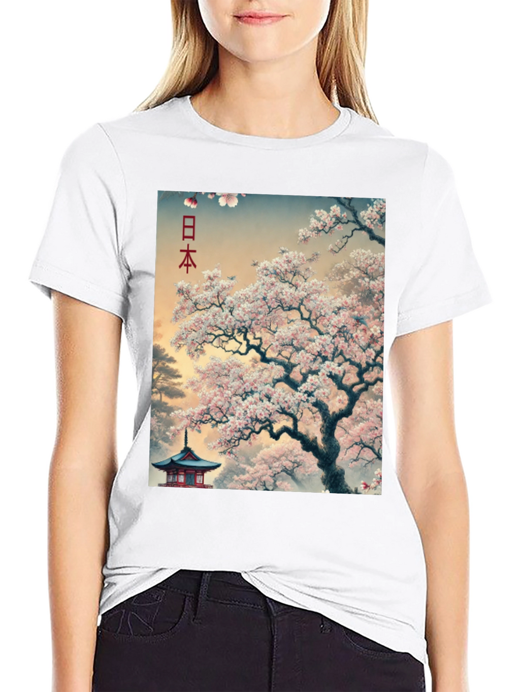 Japanese Cherry Blossom T-Shirt