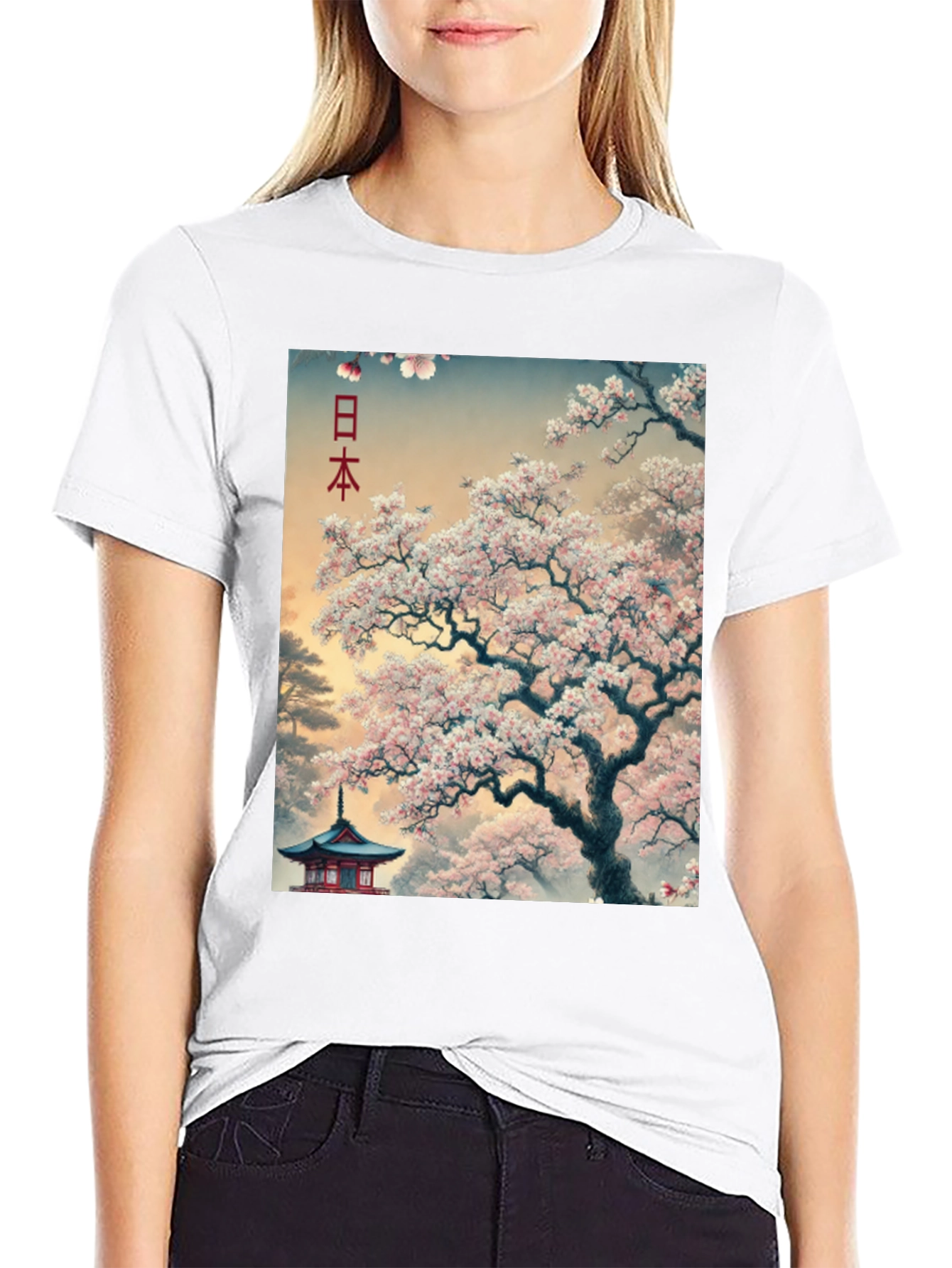 Japanese Cherry Blossom T-Shirt