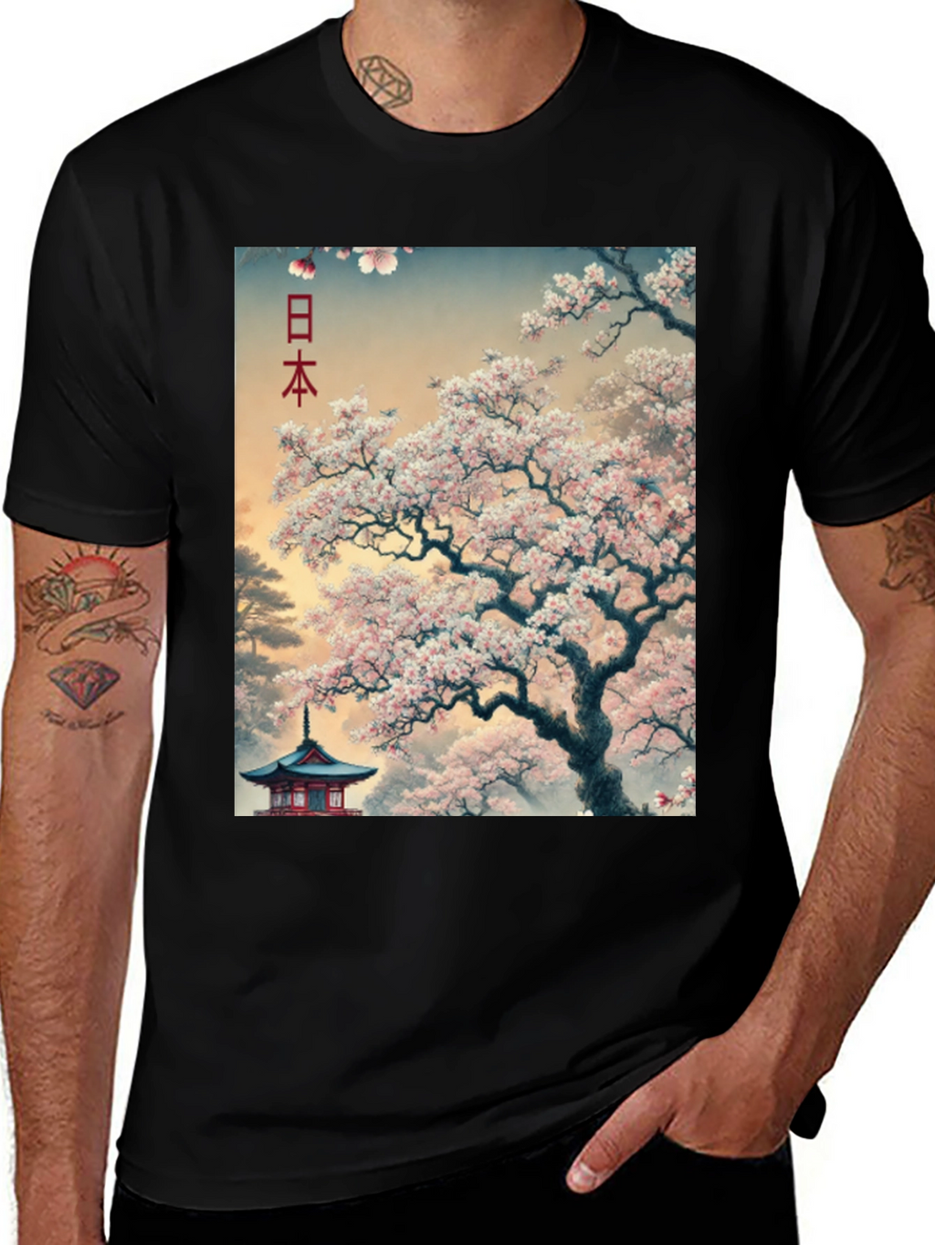 Japanese Cherry Blossom T-Shirt