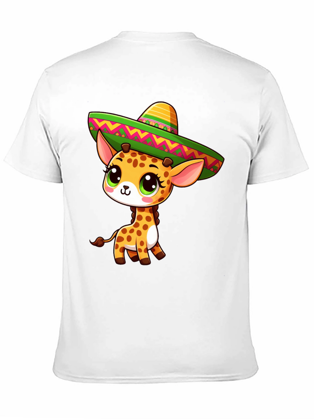 Giraffe Sombrero Graphic Tee