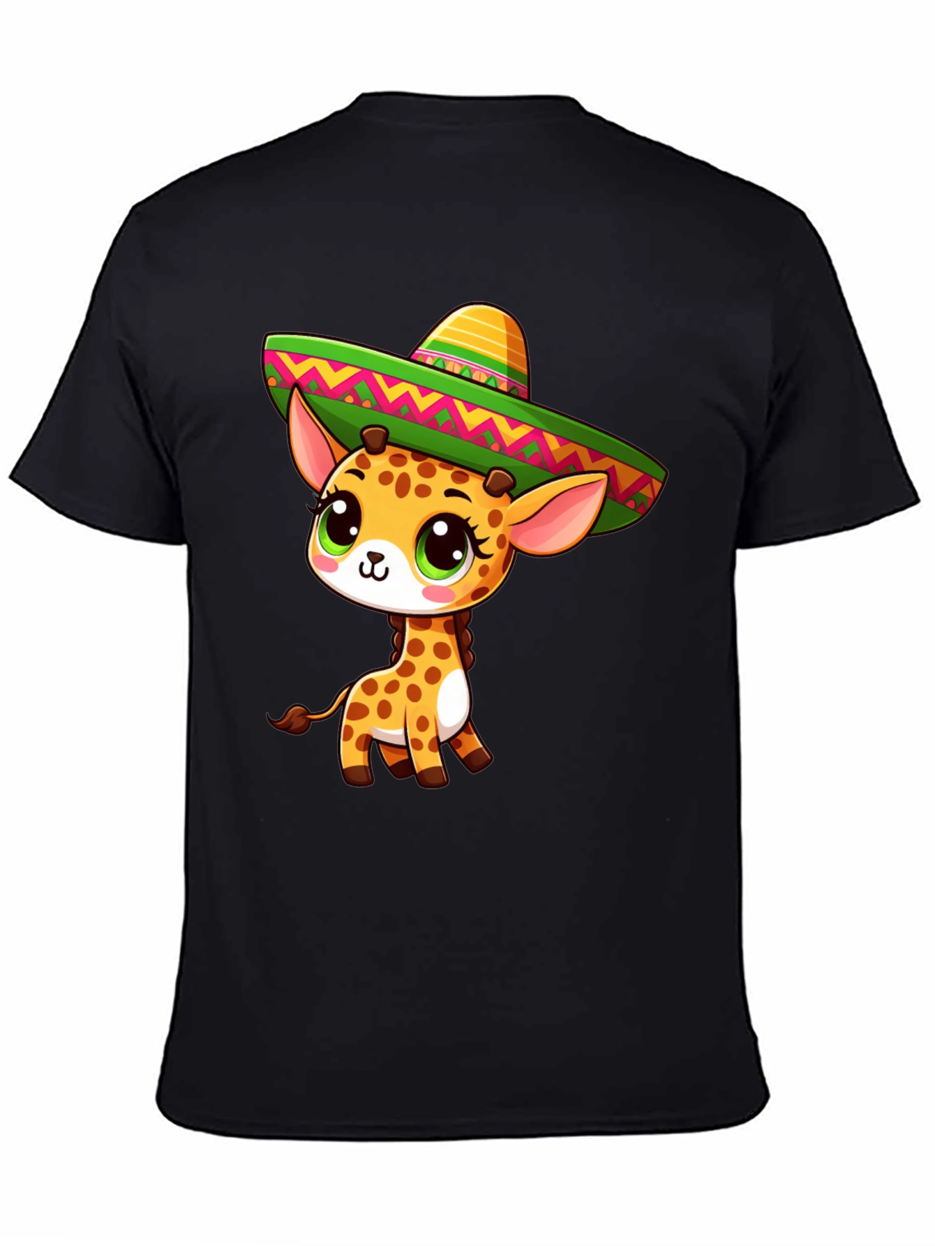 Giraffe Sombrero Graphic Tee