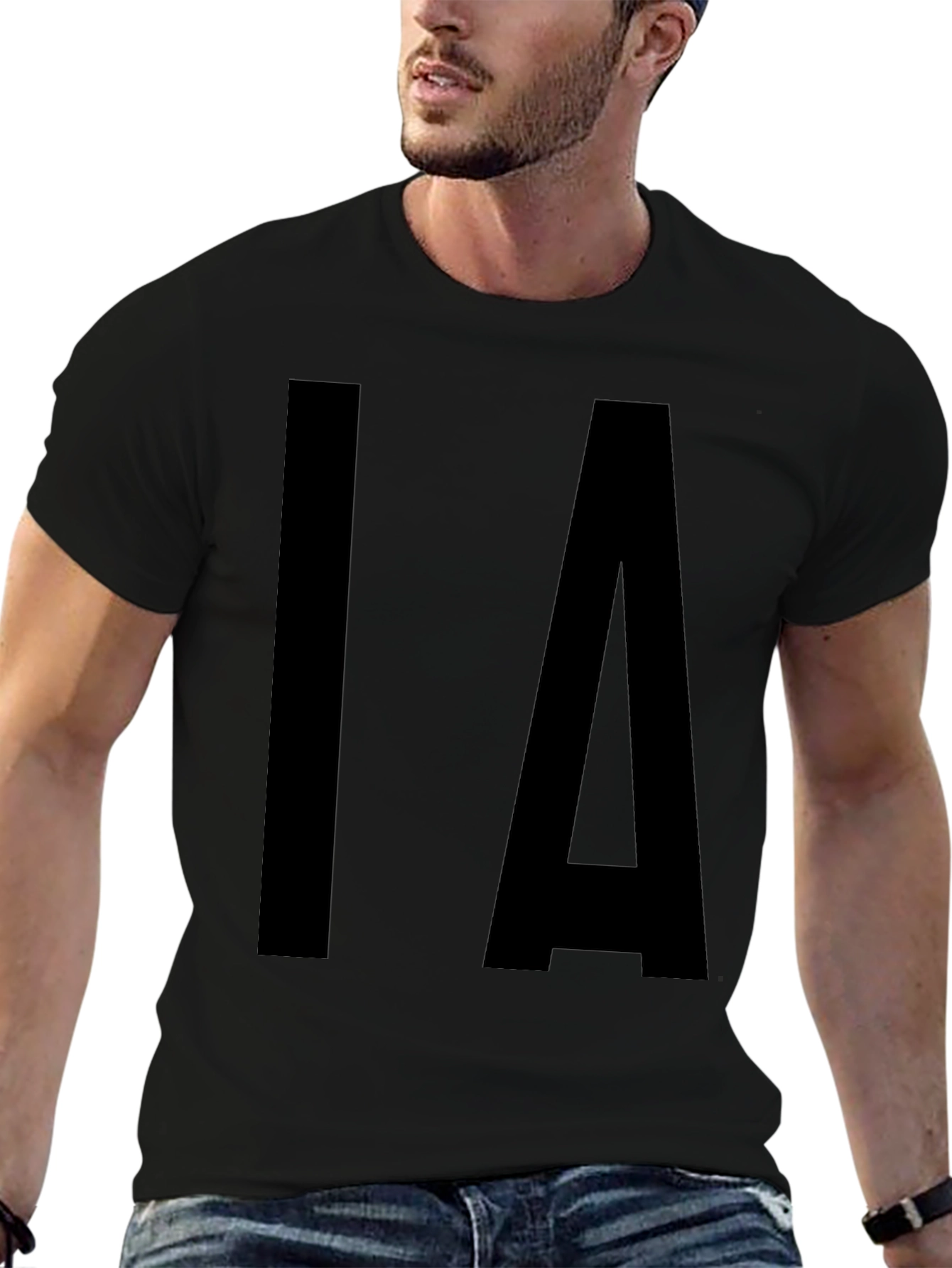IA Graphic Tee - Bold Black T-Shirt