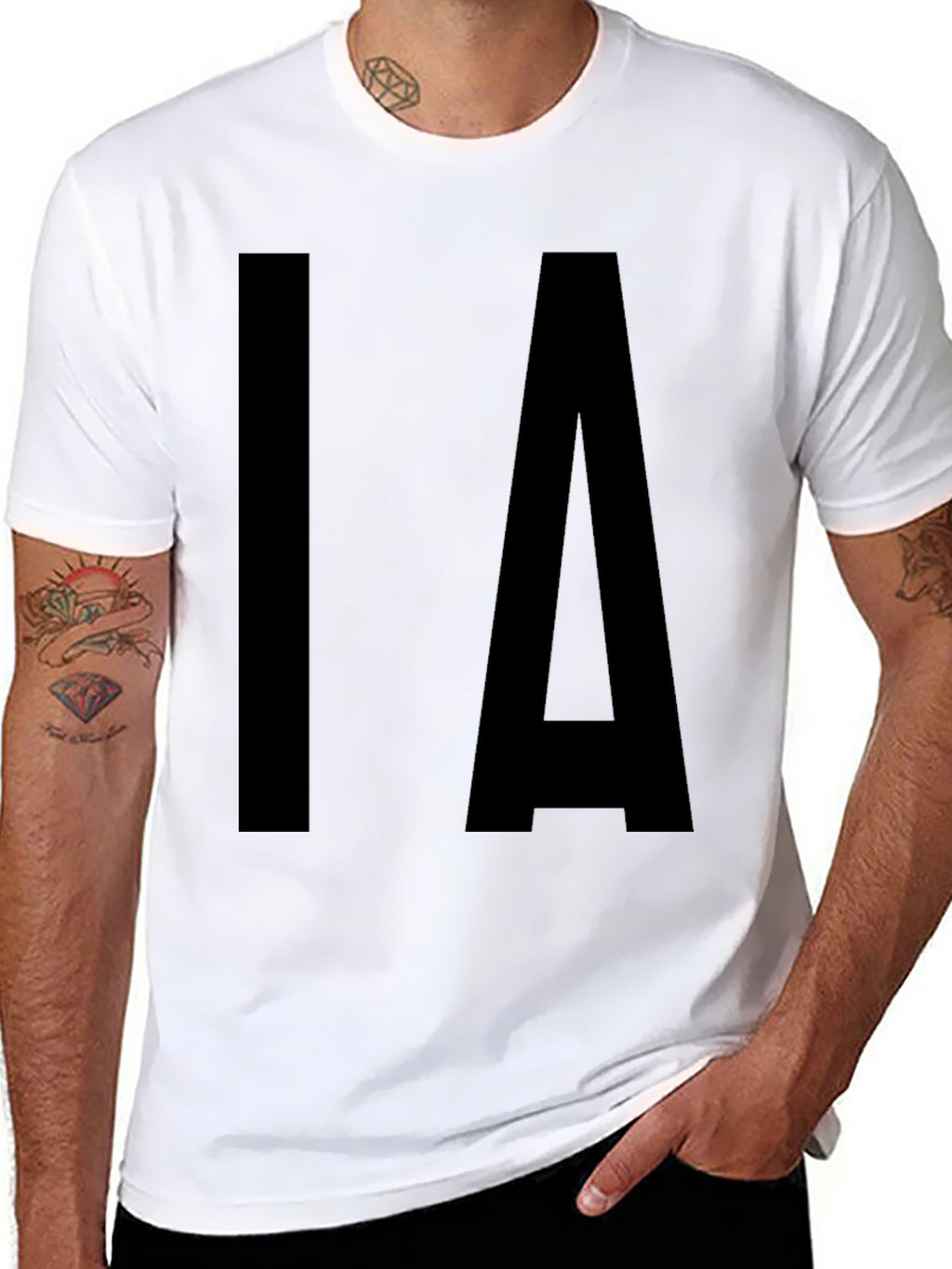 IA Graphic Tee - Bold Black T-Shirt