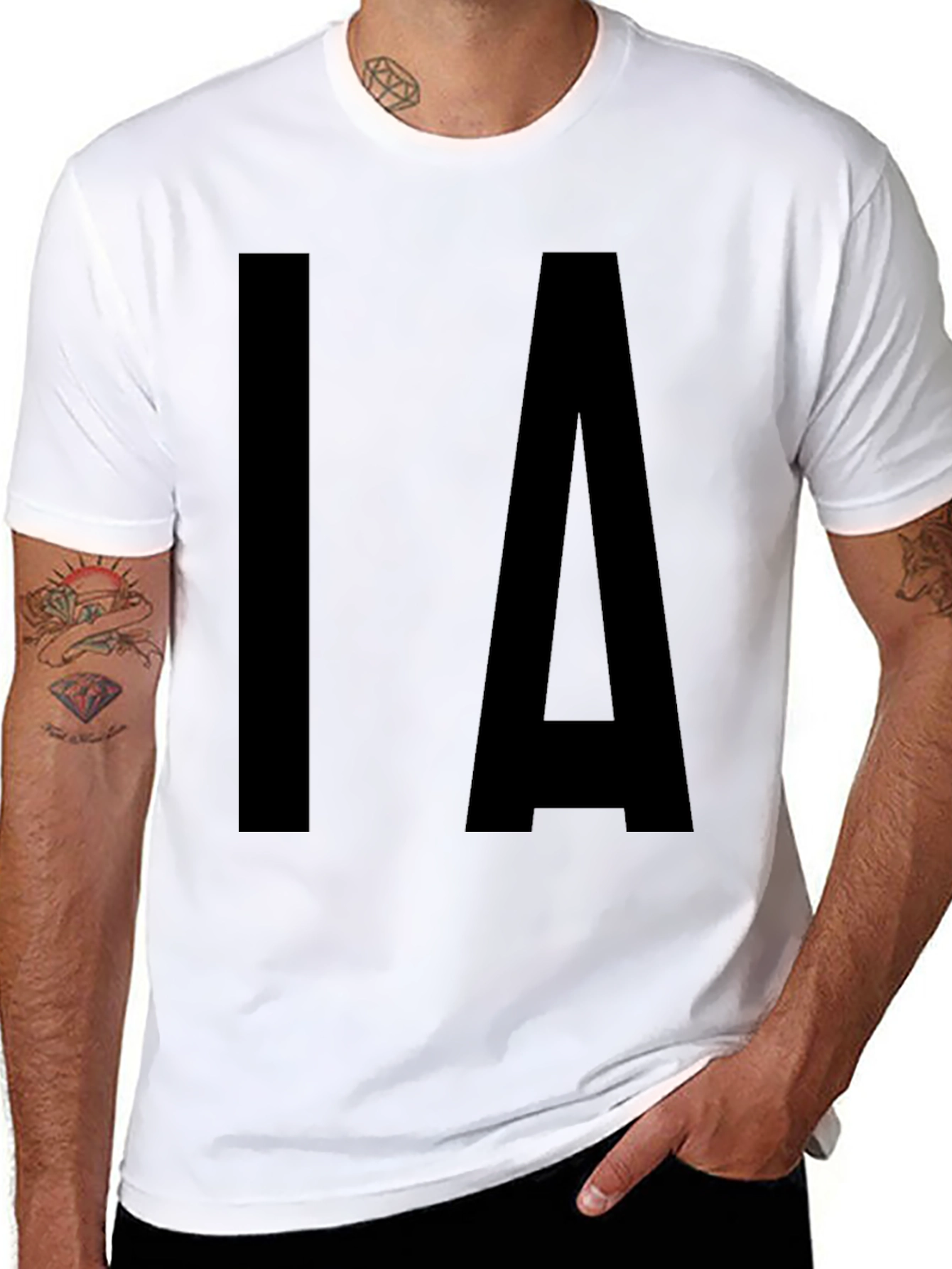 IA Graphic Tee - Bold Black T-Shirt