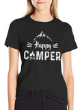 Happy Camper T-Shirt: Camping Adventure Tee