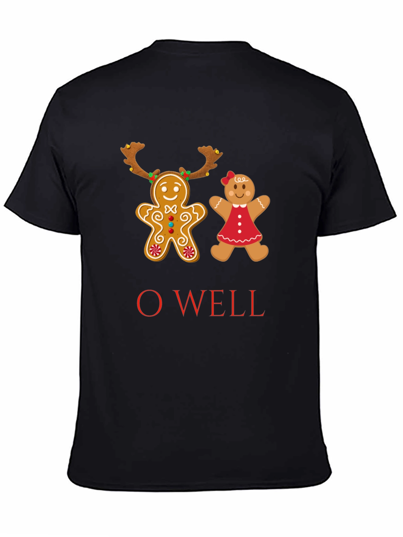 O Well Gingerbread Couple Christmas T-Shirt