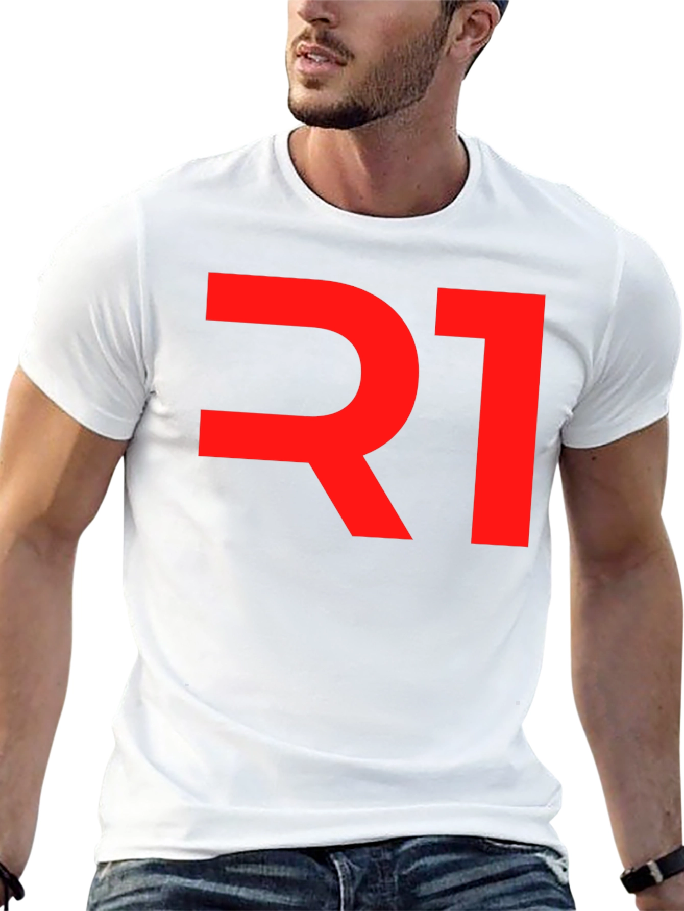 Bold R1 Graphic T-Shirt - Modern Streetwear Style