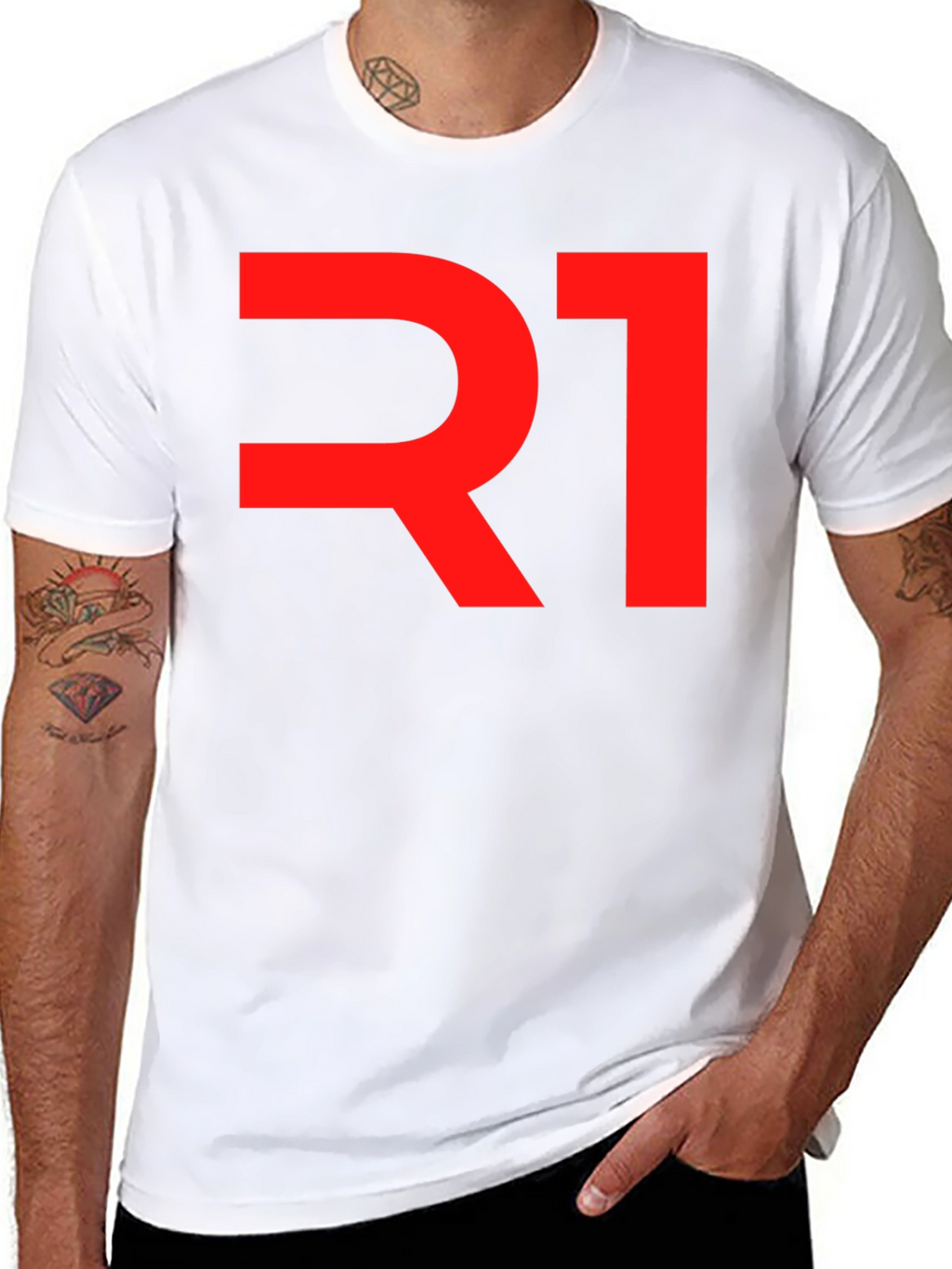 Bold R1 Graphic T-Shirt - Modern Streetwear Style