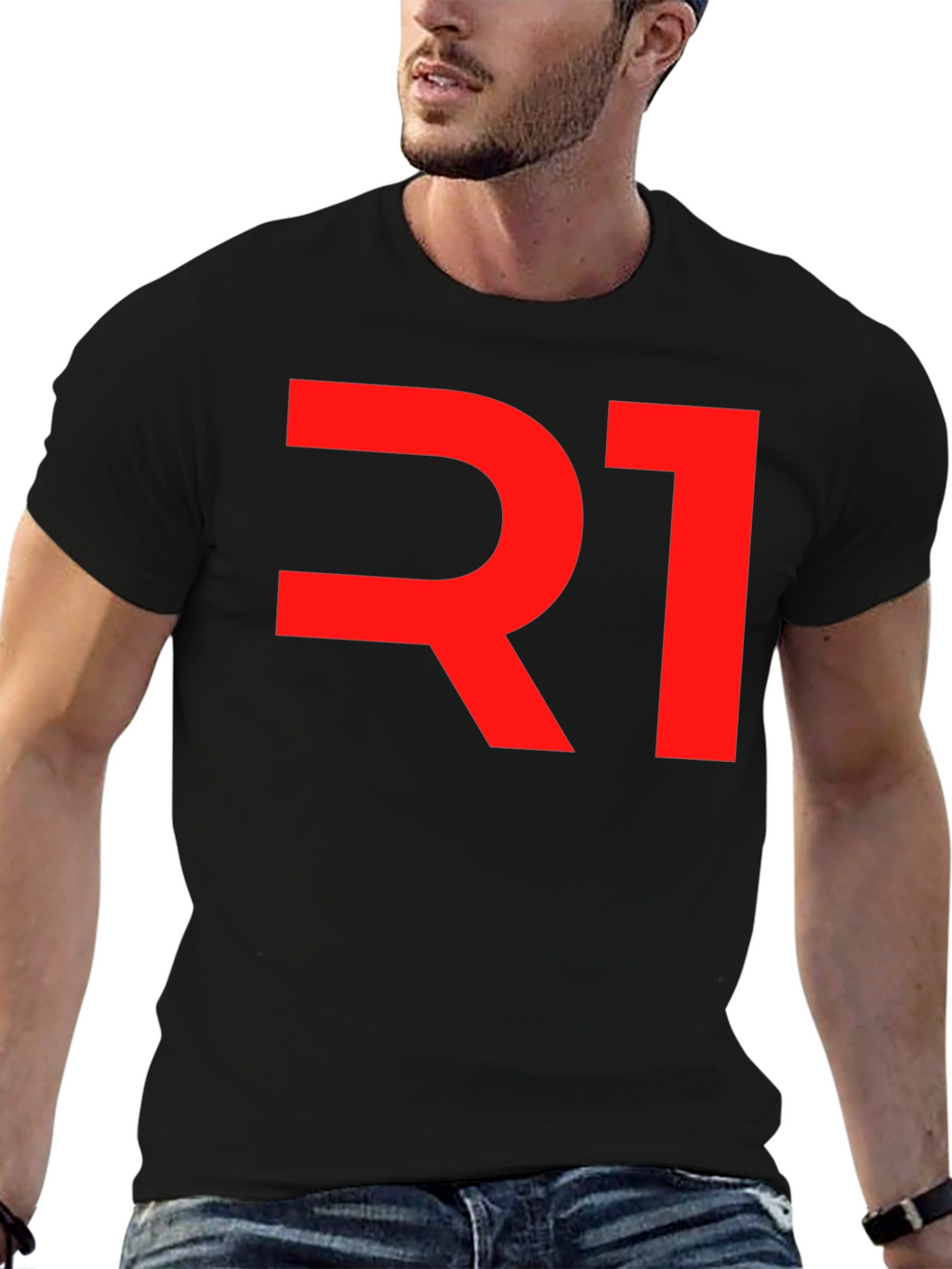 Bold R1 Graphic T-Shirt - Modern Streetwear Style