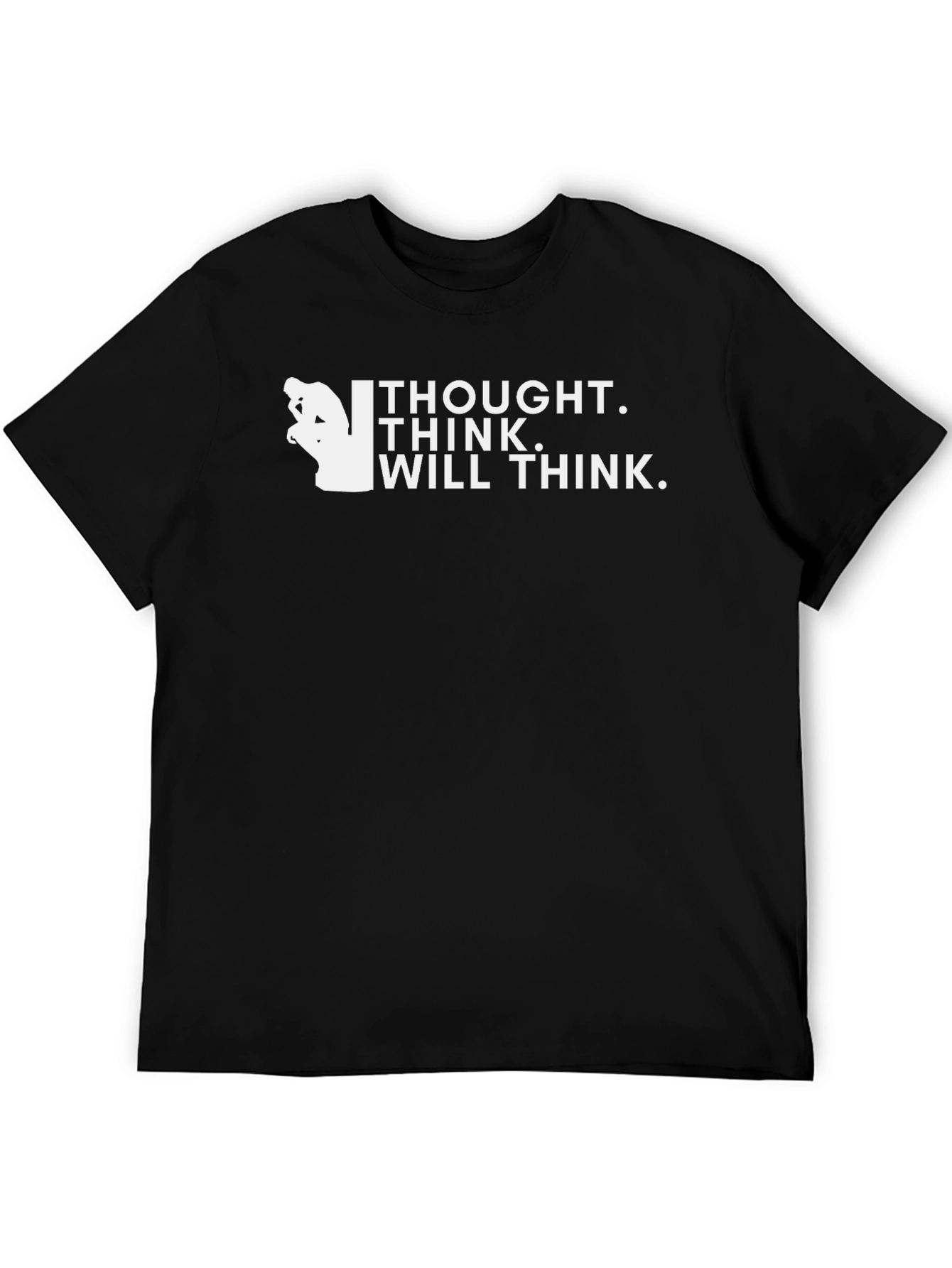 Thinker Graphic Tee - Mens Thoughtful T-Shirt