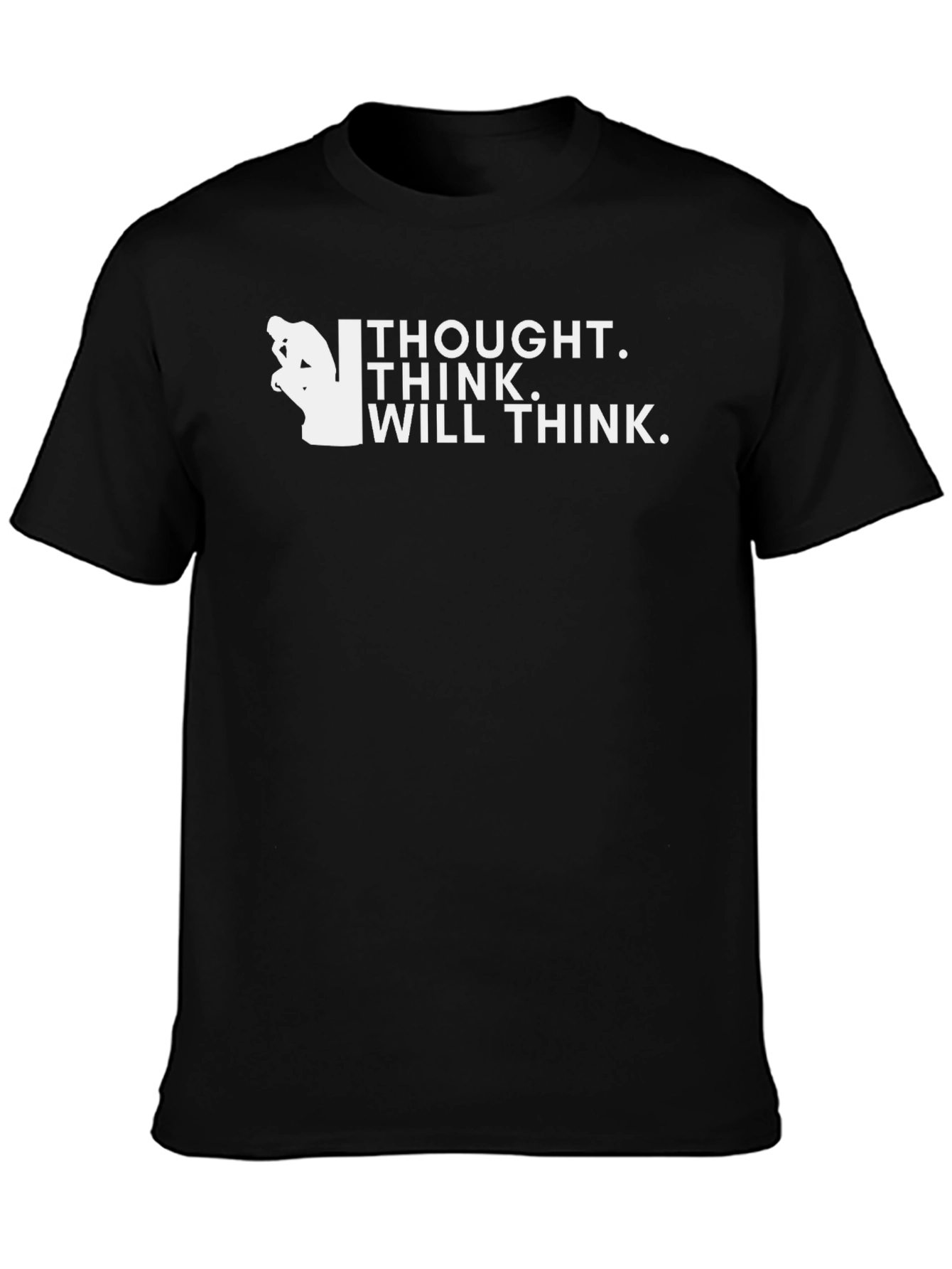 Thinker Graphic Tee - Mens Thoughtful T-Shirt